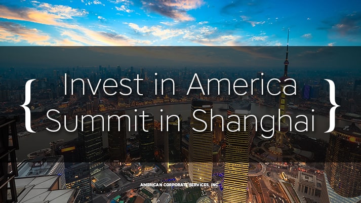 Invest in America Summit in Shanghai
