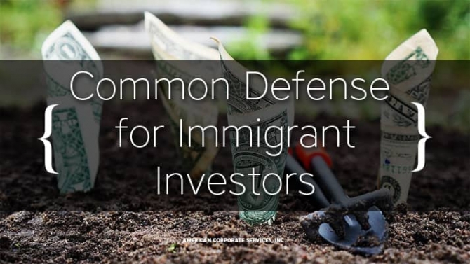 Why “Ensuring the Common Defense” Is Important for Immigrant Investors