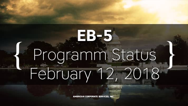 Update on EB-5 Reform as of 19 March 2018